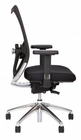 NPR 1813 bureaustoel Tibi zwart mesh