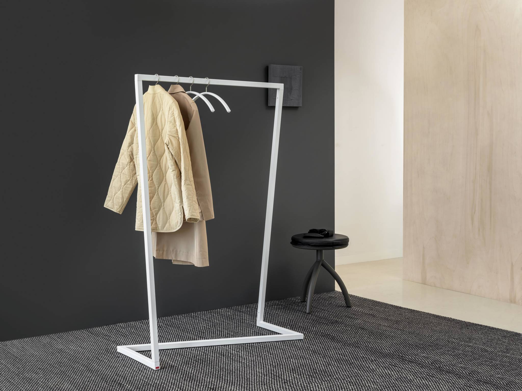 Kapstok Butler - Wit / 102 cm   