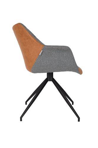 Armstoel Doulton Vintage Bruin / Grijs