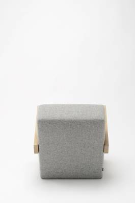 Daddy's Chair Fauteuil Lichtgrijs / Massief Eiken