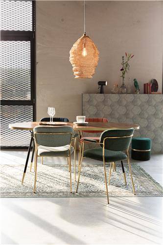 Stoel Lom met armleuning - Donkerblauw