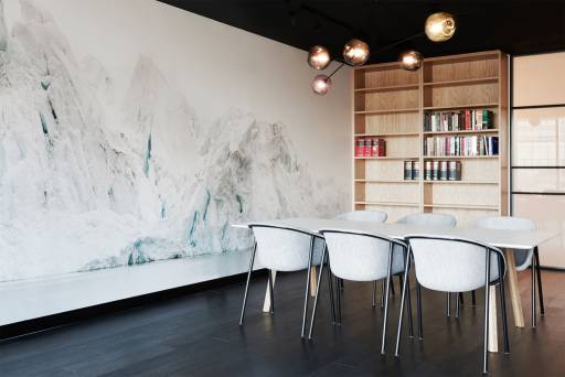 LJ 1 PET Felt Armchair Light Grey / Black