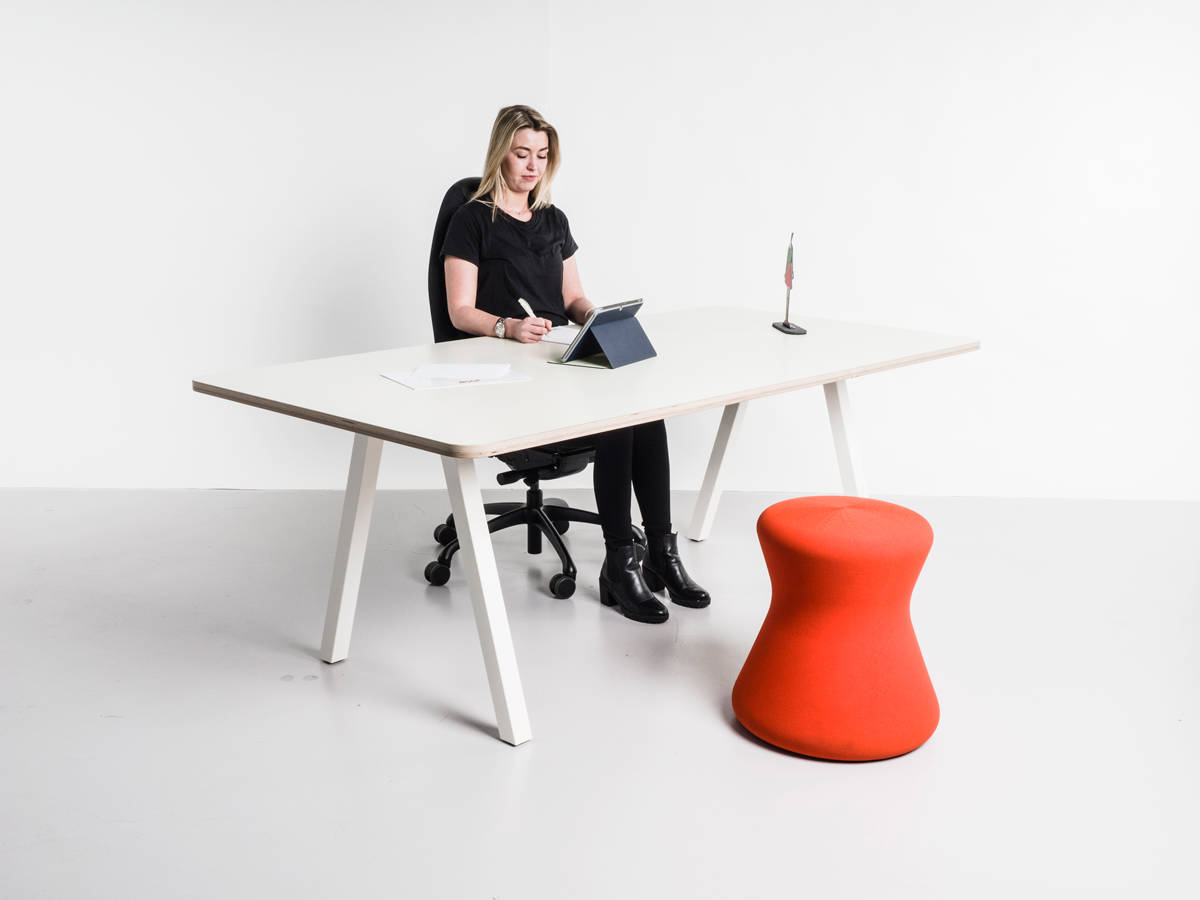 Vergadertafel Lyon Wit Zuiver Wit 160 cm 360 cm