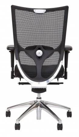 NPR 1813 bureaustoel Tibi zwart mesh