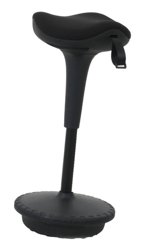 Zit-sta kruk - zwart