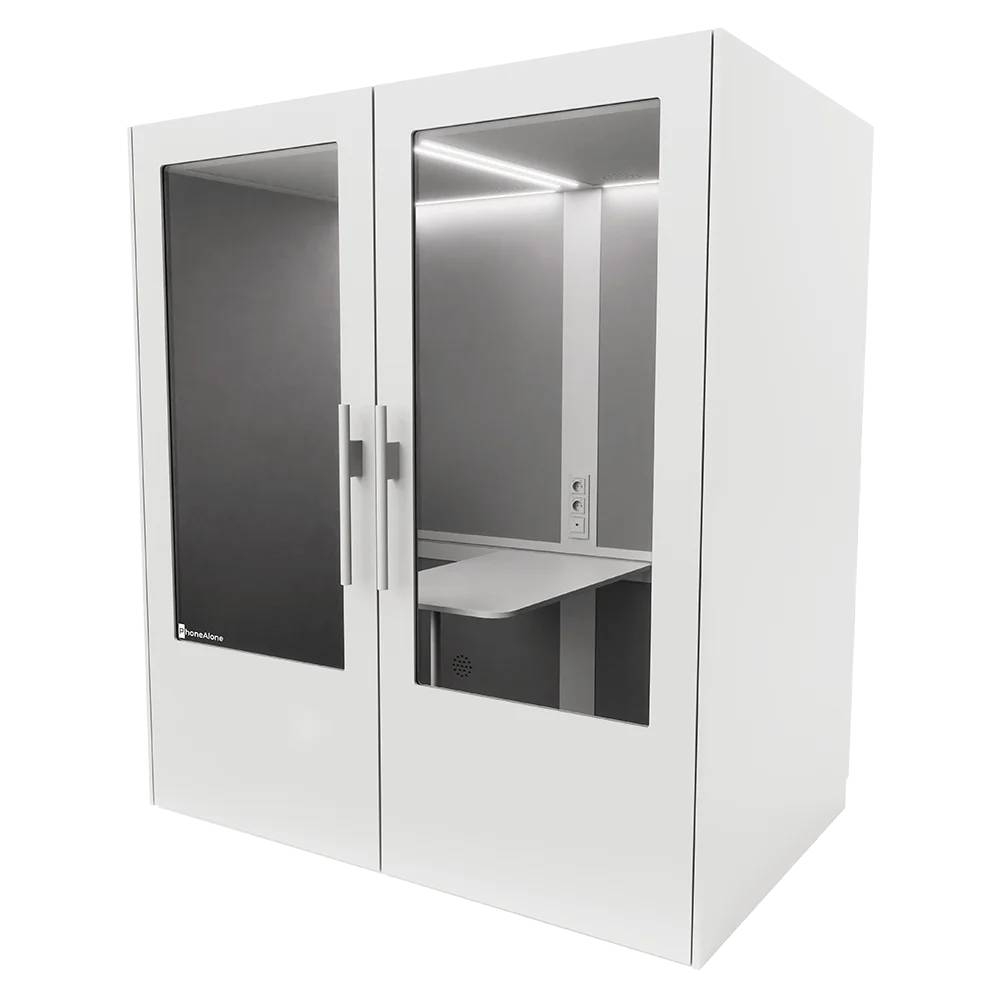 PhoneAlone Meeting Booth - White