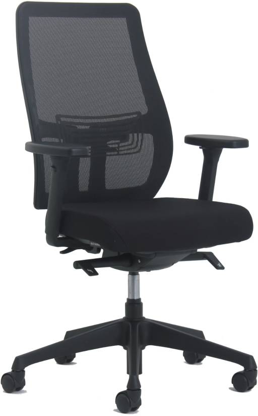 NPR bureaustoel verstelbaar Pinto zwart