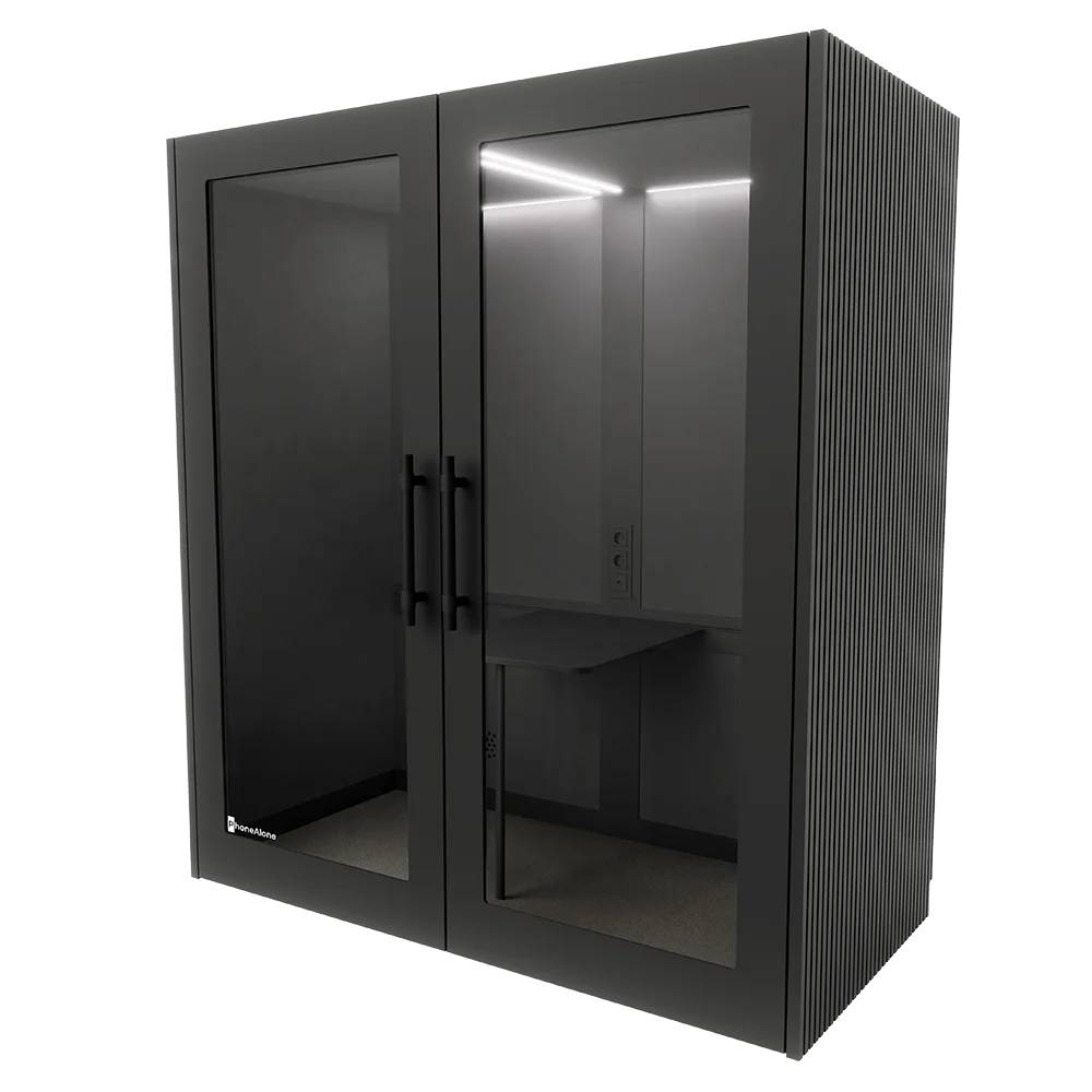 PhoneAlone Double - Zwart / Zwarte Latten 