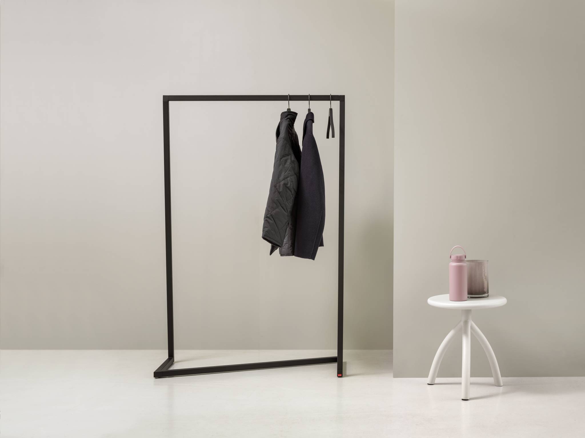 Kapstok Butler - Zwart / 102 cm  