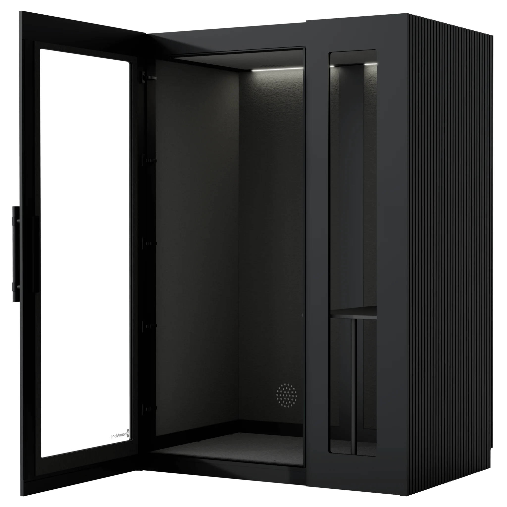 PhoneAlone Work - Black / Black Slats