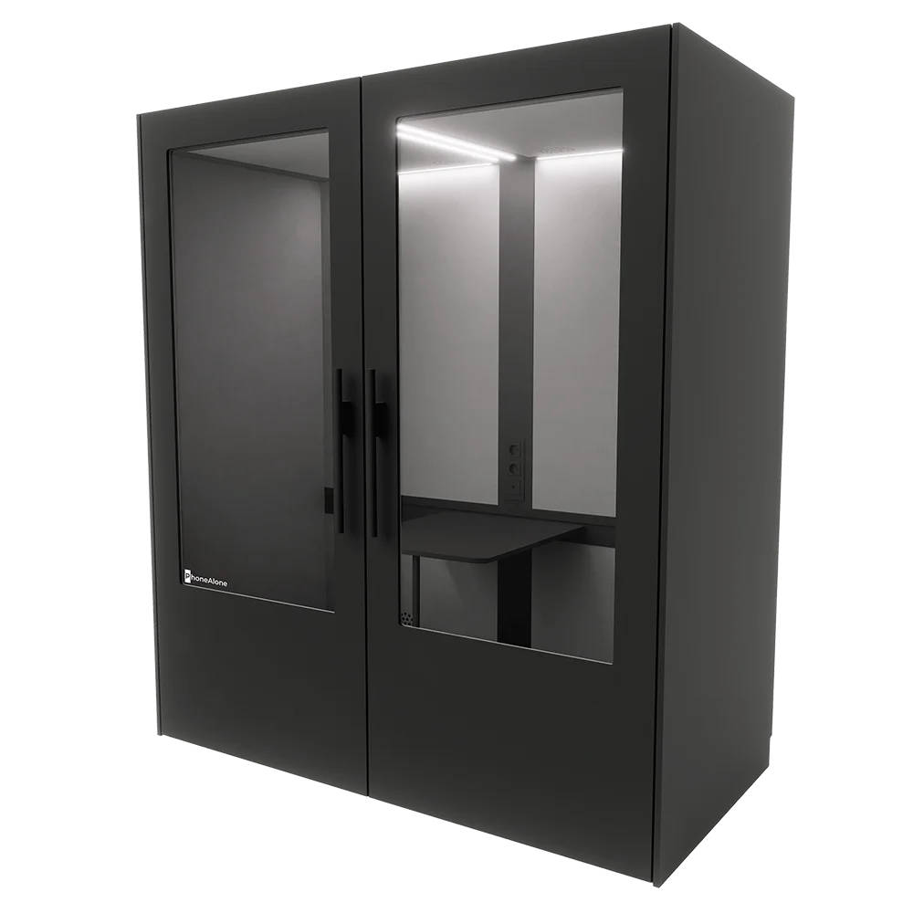 PhoneAlone Double - Zwart