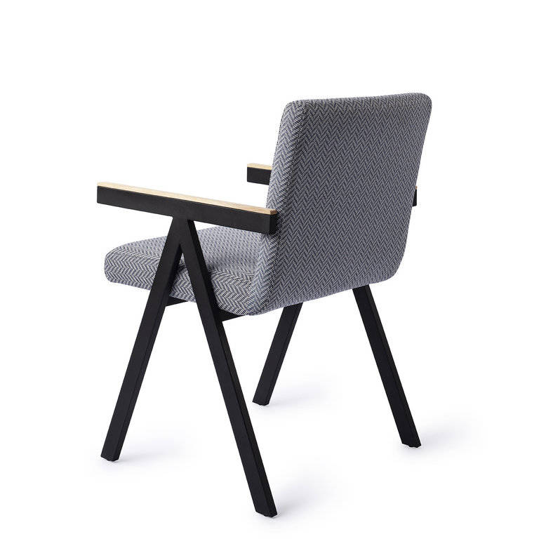 Eetkamerstoel Feltwell - Donkerblauw 