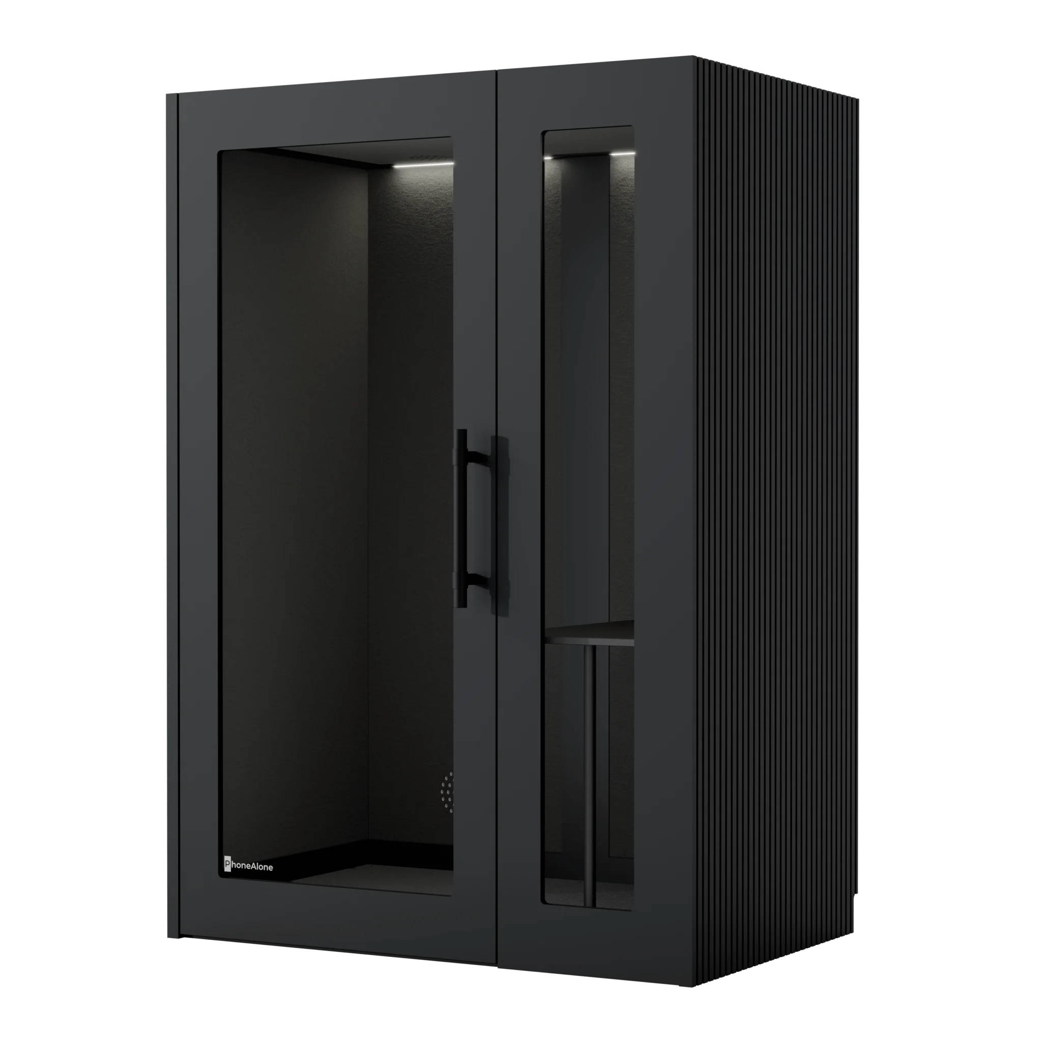 PhoneAlone Work - Black / Black Slats